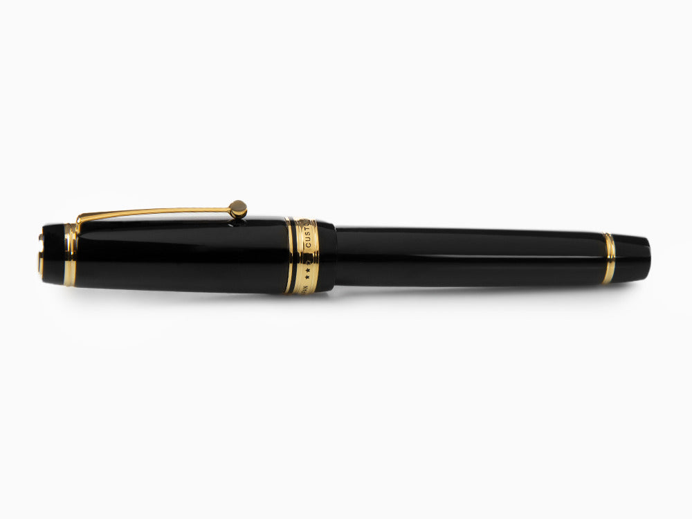Pluma Estilográfica Pilot Custom Urushi, Ebonita, Oro, Negro, NPUN