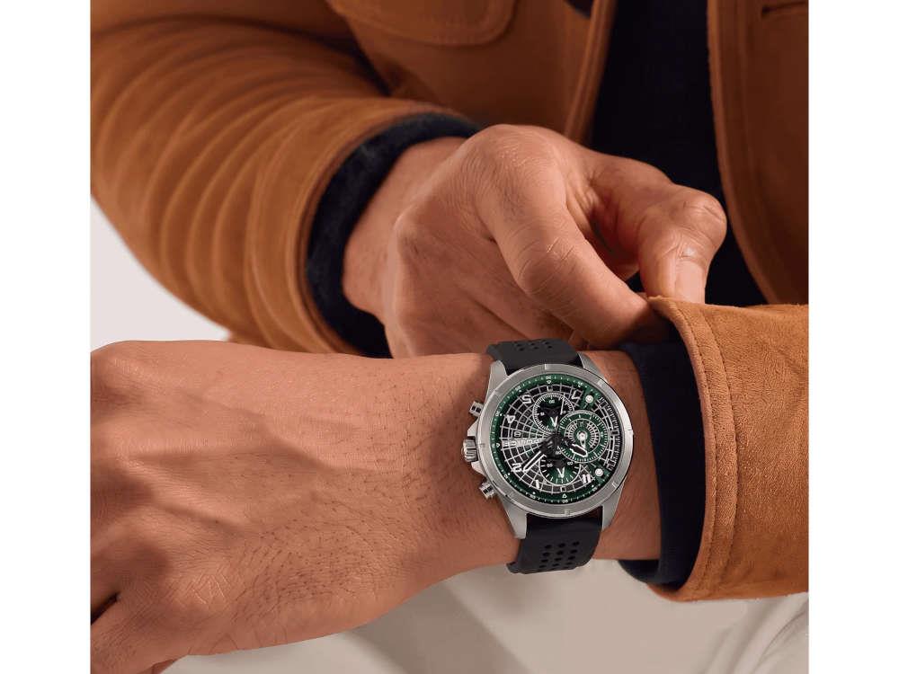 Reloj de Cuarzo Police Cipher, PVD Gun Metal, 45 mm, Verde, PEFGO0000101