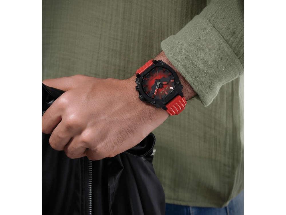 Reloj de Cuarzo Police Forever Batman, PVD, 45 mm, Rojo, PEWGD0022604