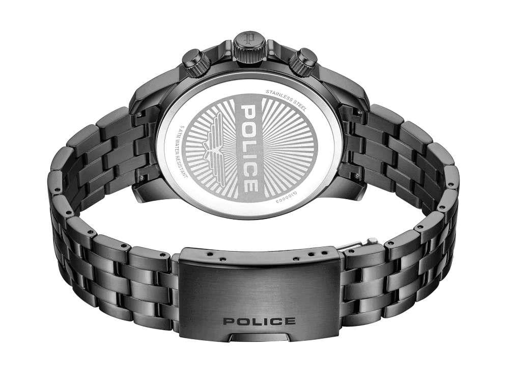Reloj de Cuarzo Police Belem, PVD, 43 mm, Azul, PEWGI0000302