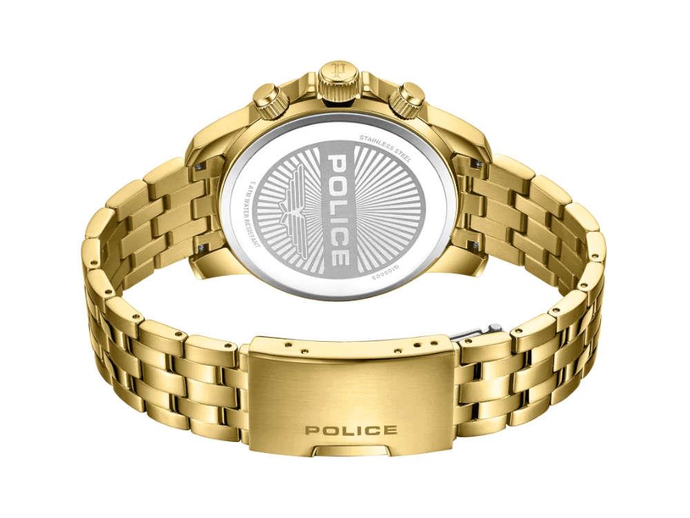 Reloj de Cuarzo Police Belem, PVD Oro, 43 mm, Verde, PEWGI0000304