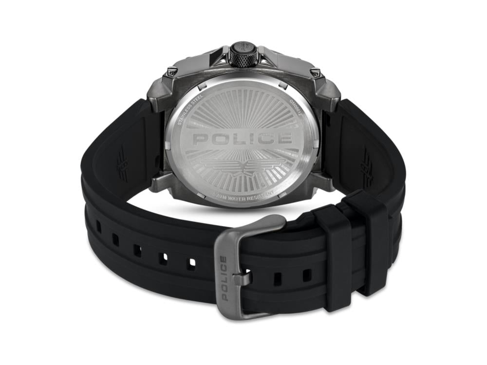 Reloj de Cuarzo Police Norwood-Skull, 45 mm, Negro, PEWGM0001201