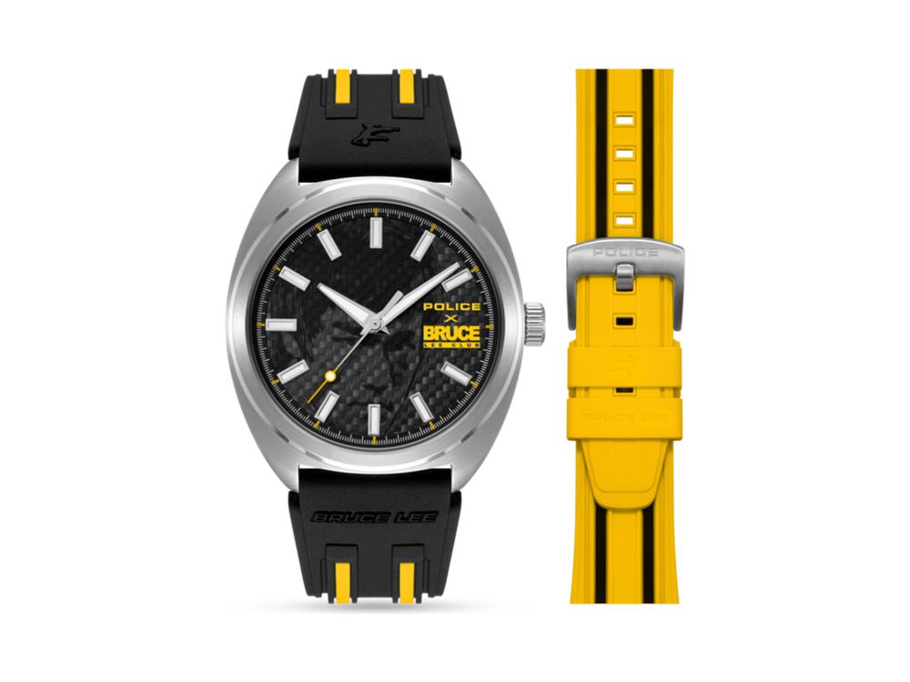 Reloj de Cuarzo Police Bruce Lee Club Dragon, Edición especial, PEWGM00068X0