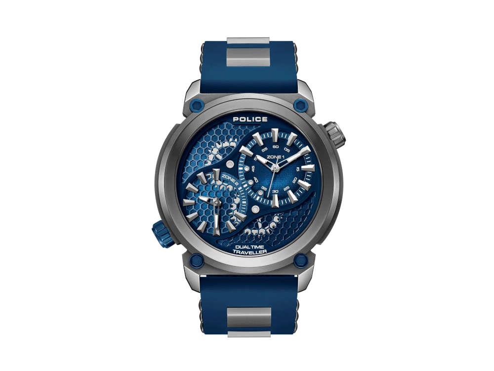 Reloj de Cuarzo Police Boa, PVD, 48 mm, Azul, PEWGM0071803