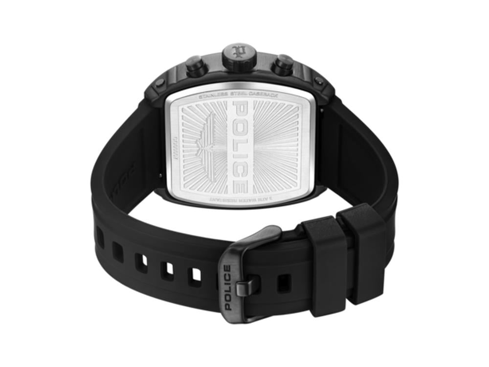 Reloj de Cuarzo Police Connector, 46 mm, Negro, PEWGO0000702