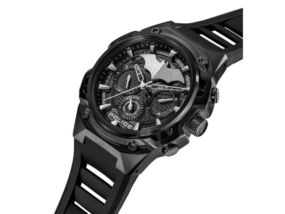 Set Reloj Police Crusader y Pulsera Batarang, Edición Limitada, PEWGQ0089901-SET