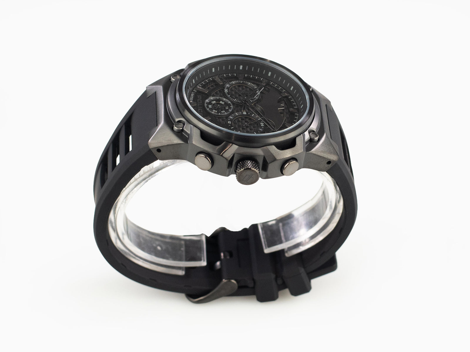 Set Reloj Police Crusader y Pulsera Batarang, Edición Limitada, PEWGQ0089901-SET