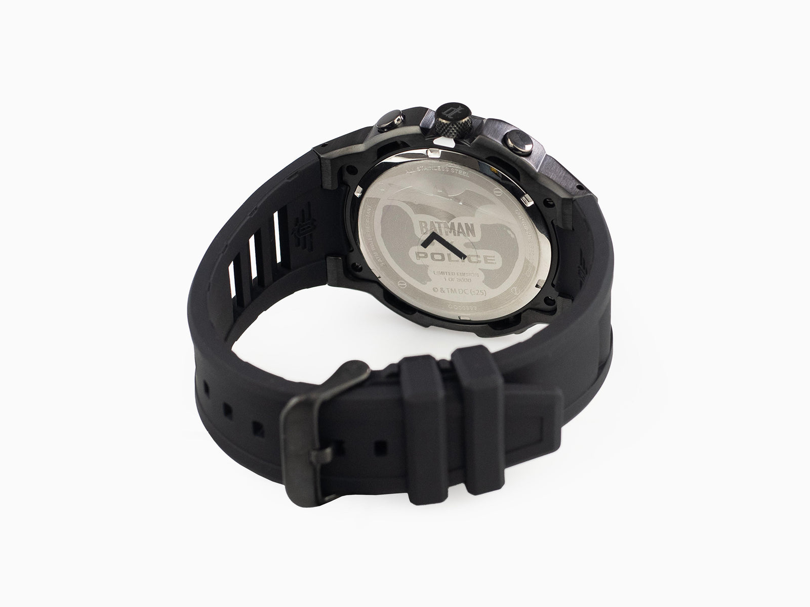 Set Reloj Police Crusader y Pulsera Batarang, Edición Limitada, PEWGQ0089901-SET