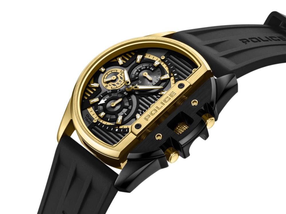 Reloj de Cuarzo Police Daintree, 48 mm, dorado, PEWGQ2203606