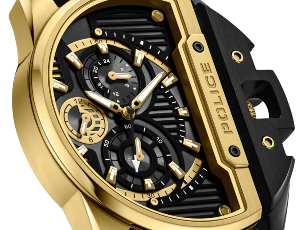 Reloj de Cuarzo Police Daintree, 48 mm, dorado, PEWGQ2203606