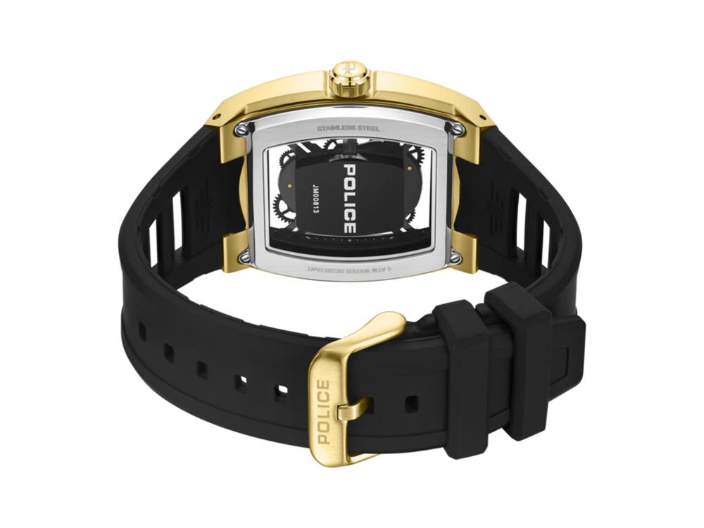 Reloj de Cuarzo Police Cranium, 42 mm, Negro, PEWJM0081303