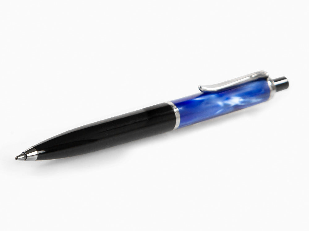 Bolígrafo Pelikan Classic K205, Mármol Azul, Resina, Adornos cromados, 801997