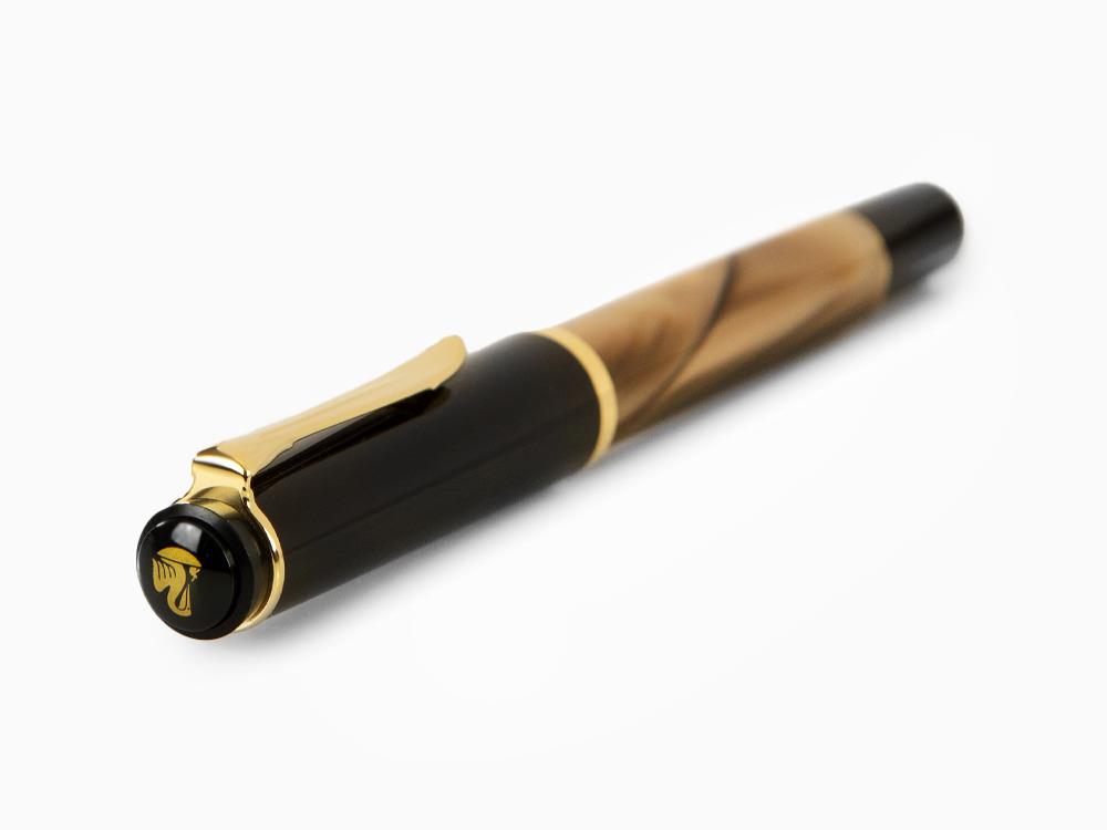 Pluma Estilográfica Pelikan M200 Brown Marbled, Marrón, Oro, 808897