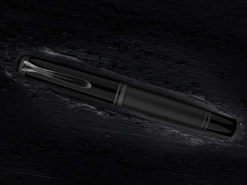Pluma Estilográfica Pelikan Souveran M809 Black Matte, Negro, 828475