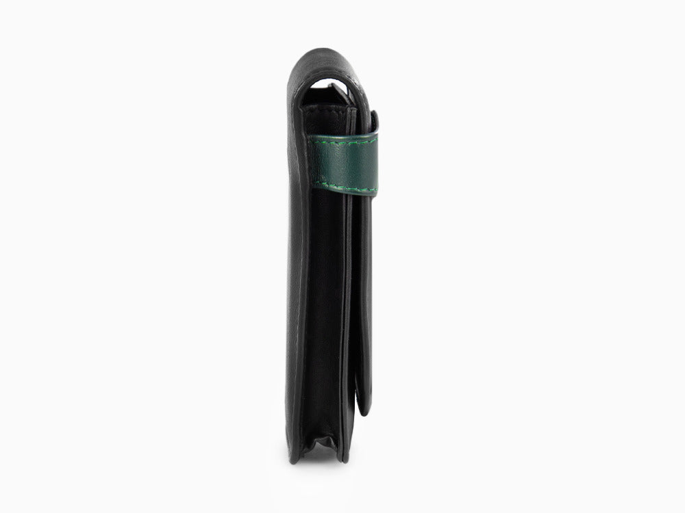 Estuche 3 Piezas de Pelikan, Piel, Negro-Verde, Blando, Pasador, 924092