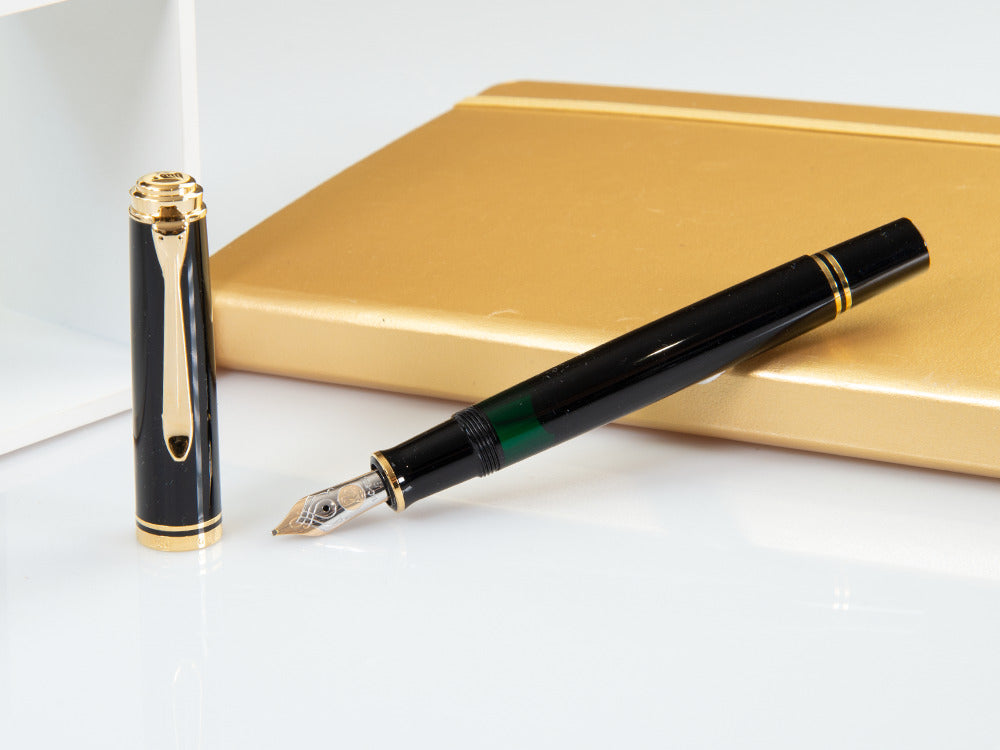 Pluma Estilográfica Pelikan Souverän M 600 - Negro, 980136