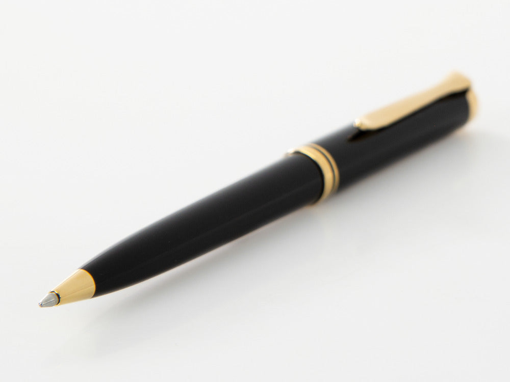Bolígrafo Pelikan K800, Resina Negra, Adornos en oro, 996983