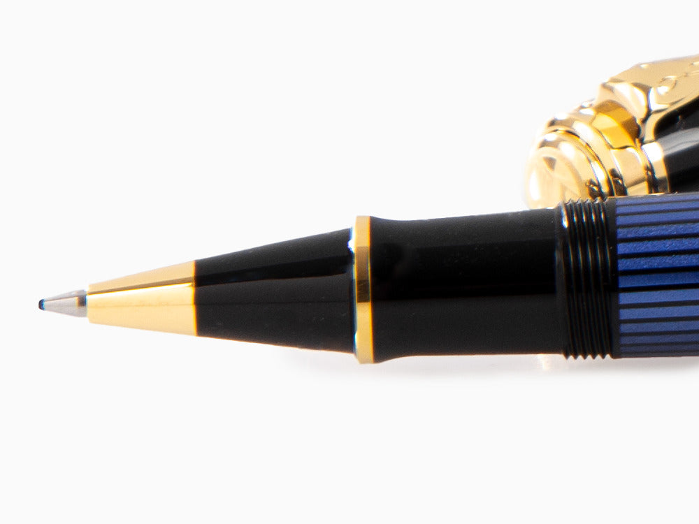 Boligrafo Roller Pelikan Souverän R800, Negro y Azul, 997668