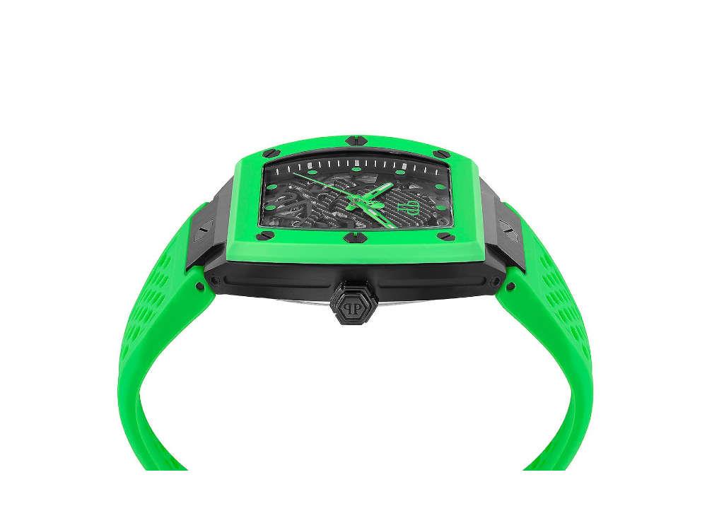 Reloj Automático Philipp Plein The Skeleton, PVD, Gris, 44 mm, PWBAA2324