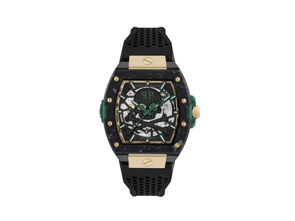 Reloj Automático Philipp Plein The Skeleton 2.0 Auto, Carbono, 44mm, PWJFA0325