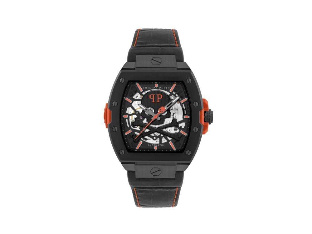 Reloj Automático Philipp Plein The Skeleton 2.0, Negro, 44 mm, PWJFA1326