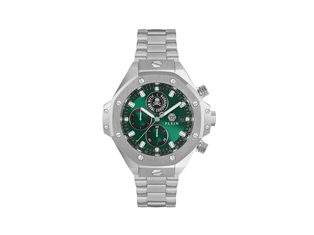 Reloj de Cuarzo Philipp Plein Chrono Royal Sport-Tech, Verde, 46 mm, PWLFA0425