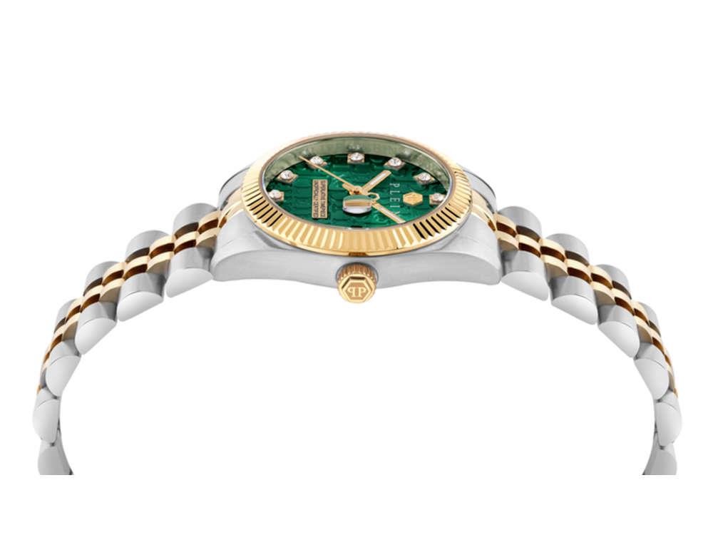 Reloj de Cuarzo Philipp Plein Date Superlative, Verde, 28 mm, PWNFA0325