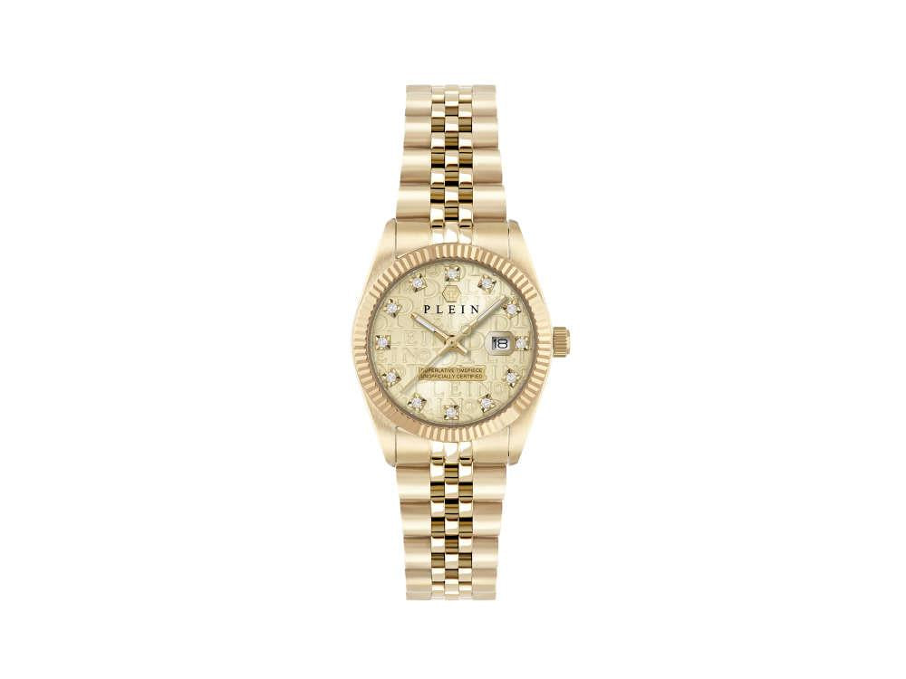 Reloj de Cuarzo Philipp Plein Date Superlative, Dorado, 28 mm, PWNFA0525