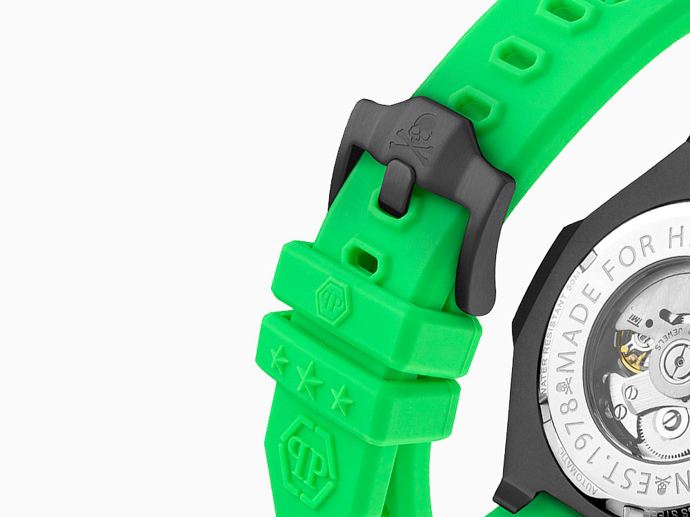 Reloj Automático Philipp Plein Skeleton Royal, PVD, Negro, 46 mm, PWPFA0624