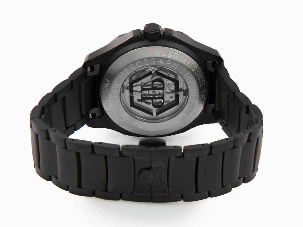 Reloj Automático Philipp Plein Plein Philipp 42 mm, PVD, Negro, PWRAA0823