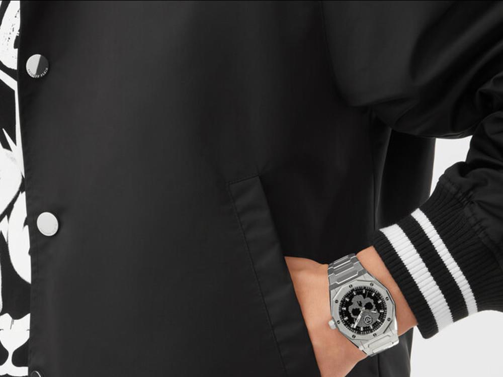 Reloj de Cuarzo Philipp Plein Plein Deluxe, Negro, 44 mm, PWWGA0126