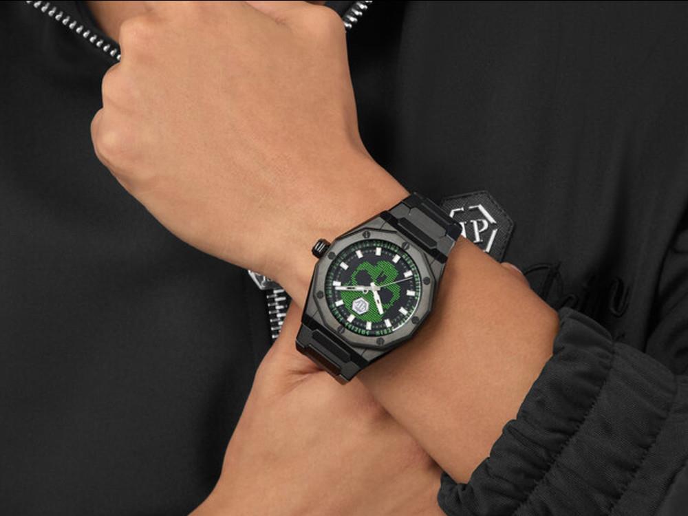 Reloj de Cuarzo Philipp Plein Plein Deluxe, Negro, 44 mm, PWWGA0226