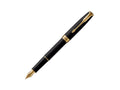 Pluma Estilográfica Parker Sonnet, Laca, Adornos en Oro, Negro, 1931517