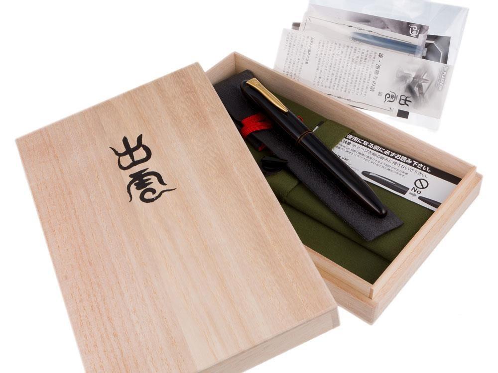 Estilográfica Platinum Izumo, Amarillo, Ebonita, Tamenuri PIZ-55000-30