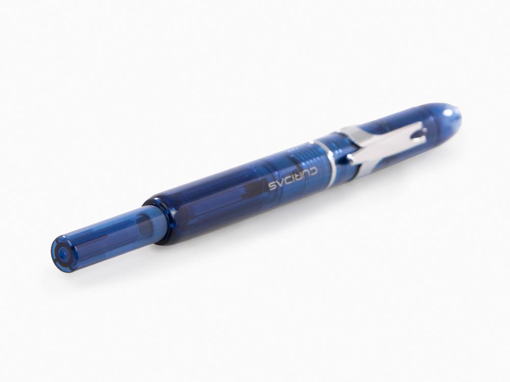 Pluma Estilográfica Platinum Curidas, Retráctil, Azul, PKN-7000-50