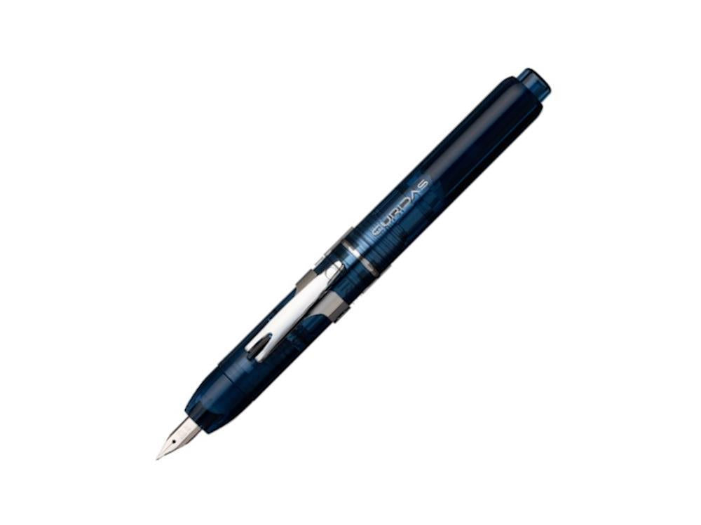 Pluma Estilográfica Platinum Curidas, Retráctil, Azul, PKN-7000-50