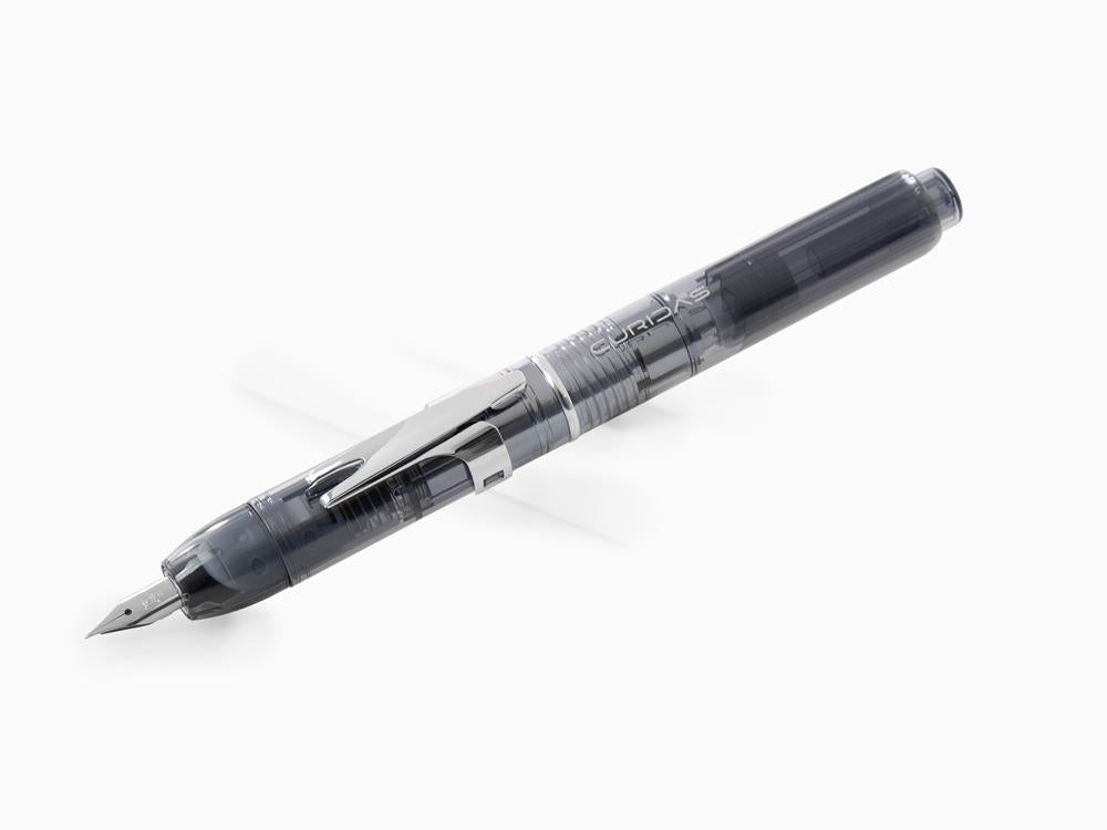 Pluma Estilográfica Platinum Curidas, Retráctil, Grafito, PKN-7000-7
