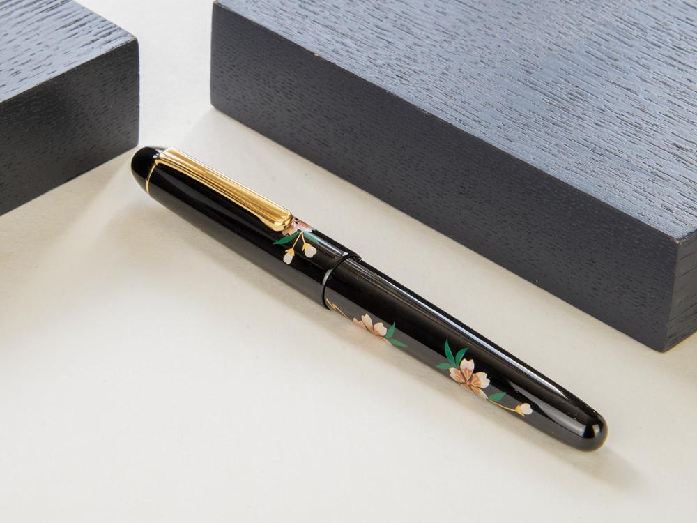 Pluma Estilográfica Platinum Laca Urushi Maki-e, Sakura, PNB-30000B-40