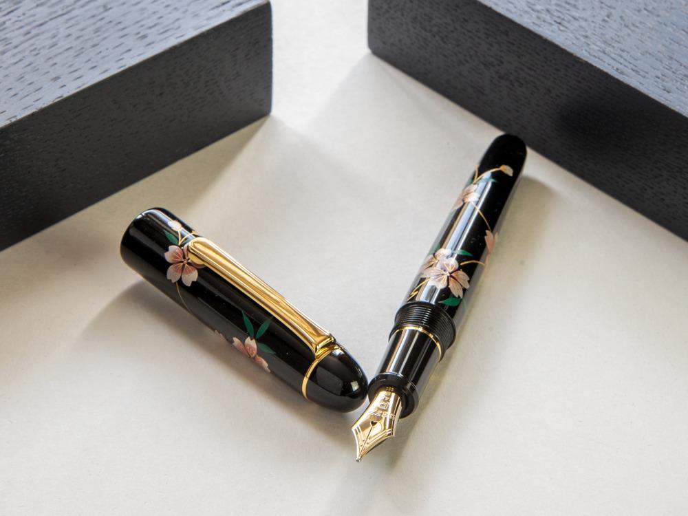 Pluma Estilográfica Platinum Laca Urushi Maki-e, Sakura, PNB-30000B-40