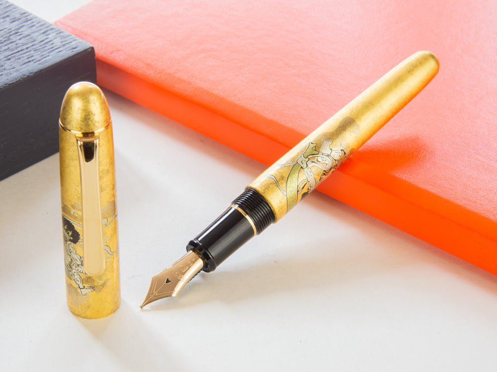 Pluma Estilográfica Platinum Kanazawa Maki-e Fujin Raijin, PNB-35000H-3