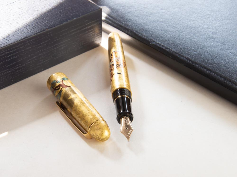 Pluma Estilográfica Platinum Kanazawa Maki-e Matsu-Tora, PNB-35000H-55