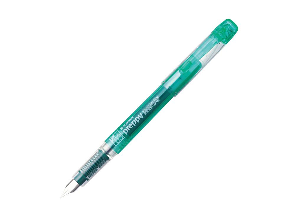 Pluma Estilográfica Platinum Preppy, Policarbonato, Verde, PSQ-300-41