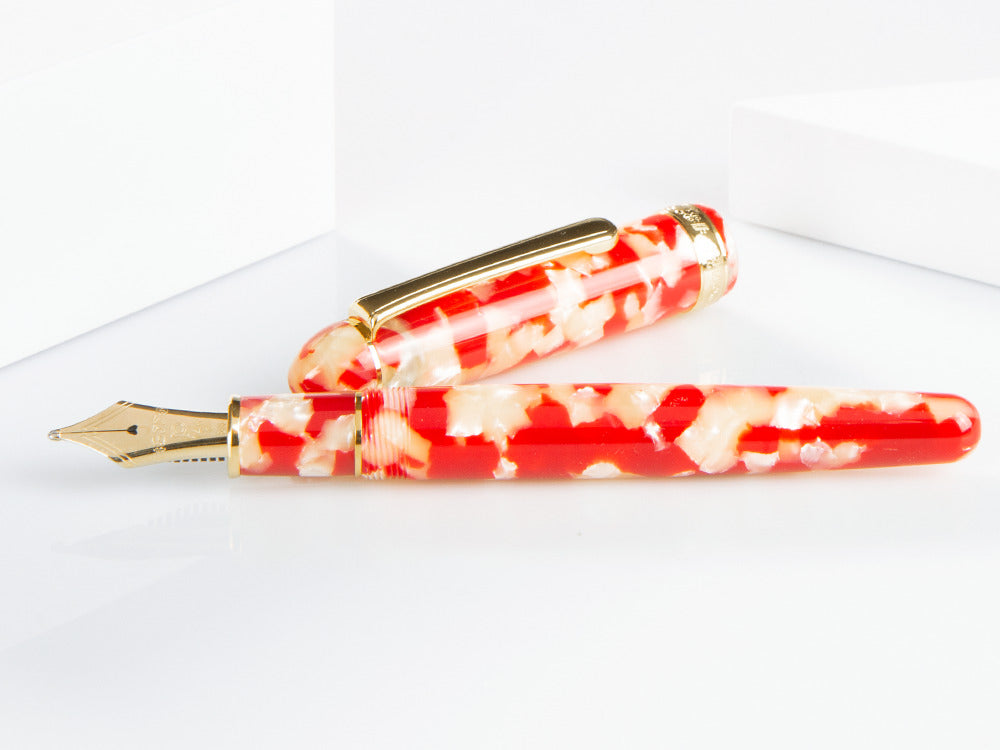 Pluma Estilográfica Platinum Celluloid #24 Koi y Oro - PTB-30000S-24