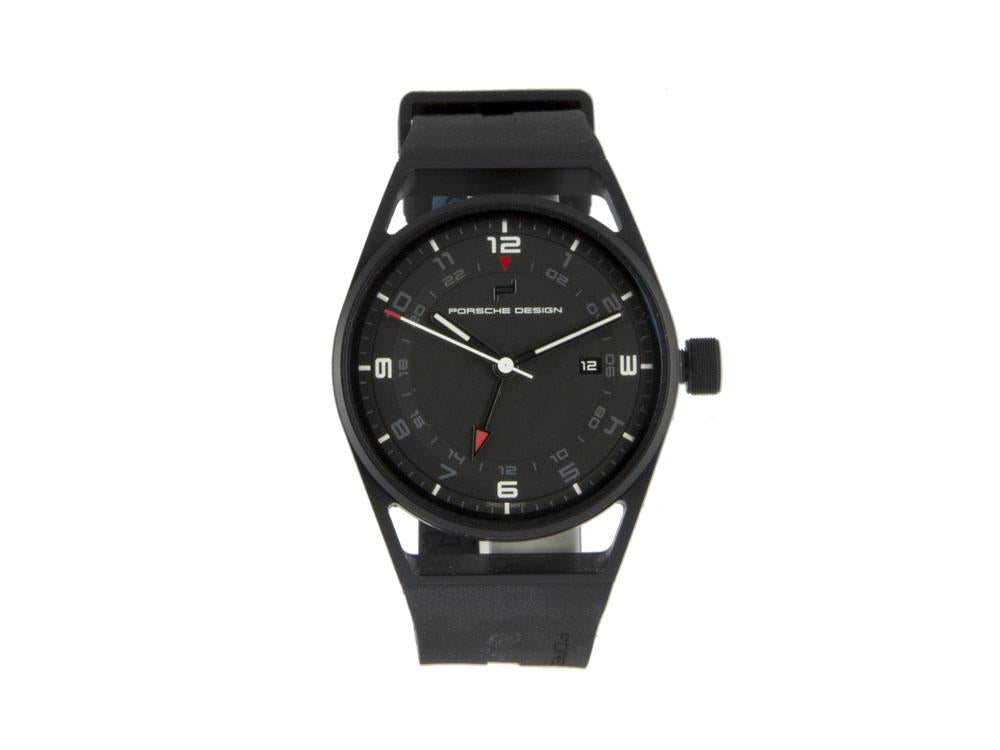 Reloj Automático Porsche Design 1919 Globetimer, Titanio, Negro & Caucho