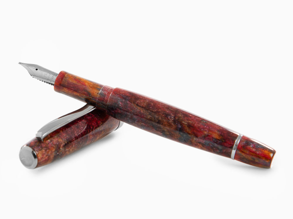 Pluma Scribo La Dotta Turrita, 14K, Edición Limitada, DOTFP09RT1403