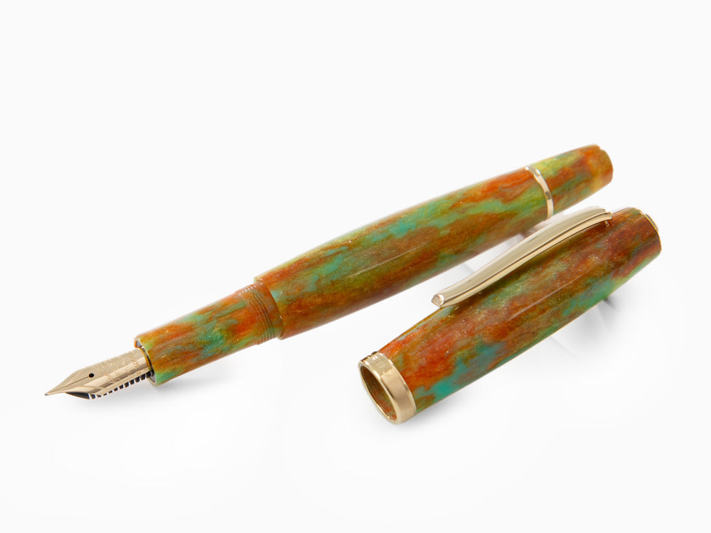 Pluma Scribo La Dotta Valverde, 14K, Edición Limitada, DOTFP10YG1403
