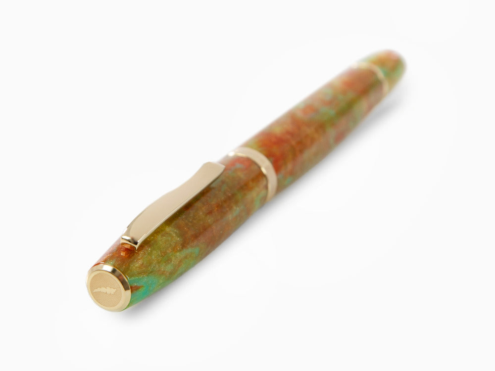 Pluma Scribo La Dotta Valverde, 14K, Edición Limitada, DOTFP10YG1403