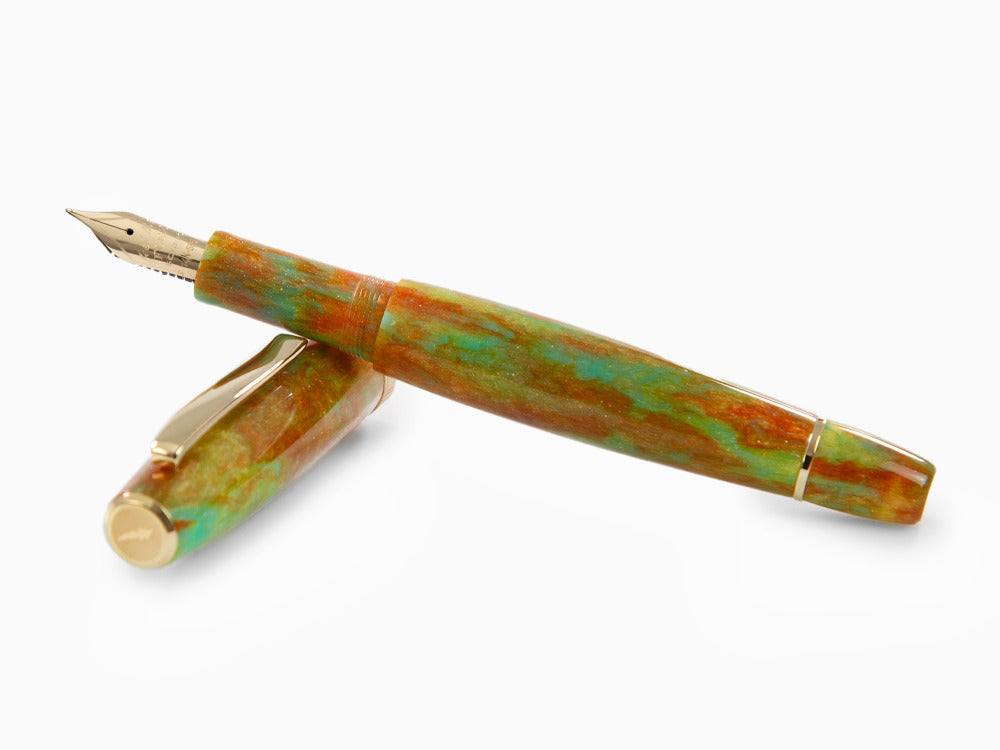 Pluma Scribo La Dotta Valverde, 14K, Edición Limitada, DOTFP10YG1403