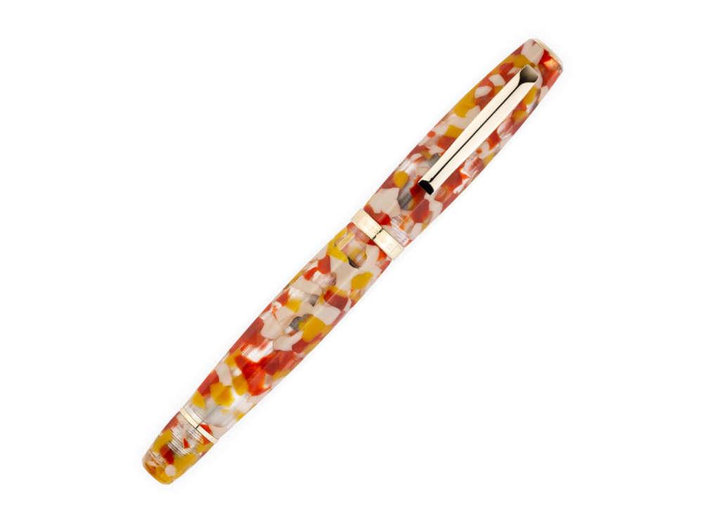 Pluma Estilográfica Scribo Feel Sale di Volterra, Oro 14K, FEEFP40YG1403