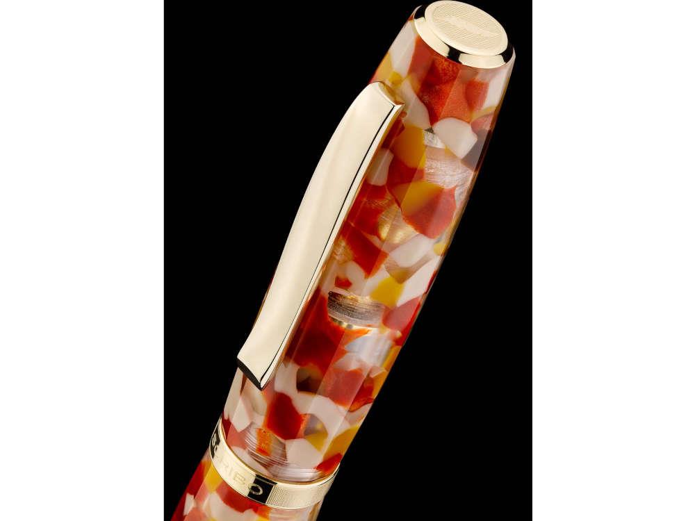Pluma Estilográfica Scribo Feel Sale di Volterra, Oro 14K, FEEFP40YG1403